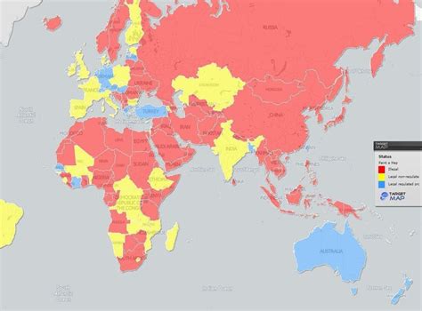 the map of the world according to where prostitution is legal indy100 indy100