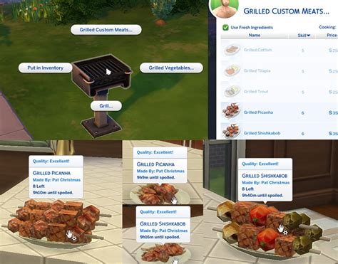 Grill Cookout And Barbecue Sims 4 Cc List