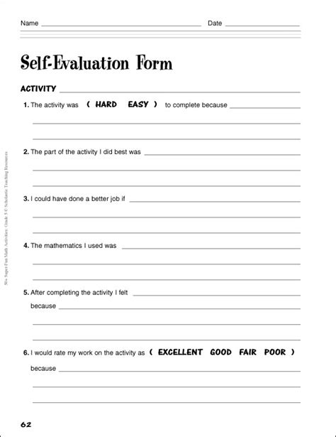 Bcomm218 mitchell wk2 individual assignment selfreflection. 15 Best Images of Student Self- Reflection Worksheet - Student Strength and Weakness Worksheet ...