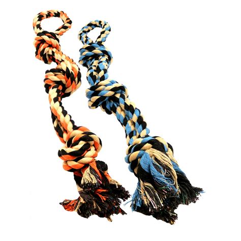 Dog Toys For Aggressive Chewers Set Of 2 Xl Dog Rope Toys Walmart