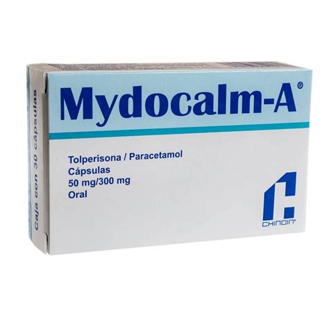 Mydocalm A 50 Mg Caja 30 Capsulas