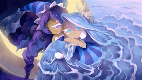 sea fairy and moonlight cookie r deviantartheaven