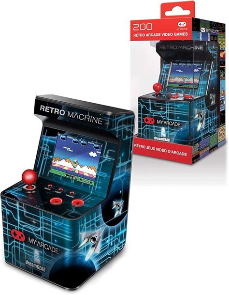 Portable Retro 8 Bit Mini Arcade Cabinet Includes 200 Built In Games