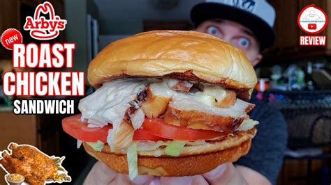 Arbys® Roast Chicken Sandwich Review 🍗🐔🥪 Youtube
