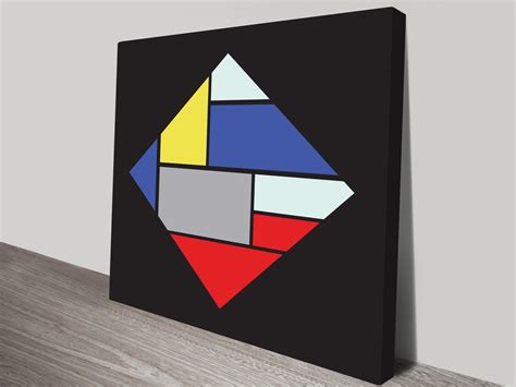Mondrian Vintage Geometric Canvas Art Sydney