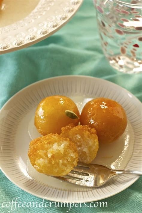 Gulab Jamun Indian Donuts In Cardamom Syrup
