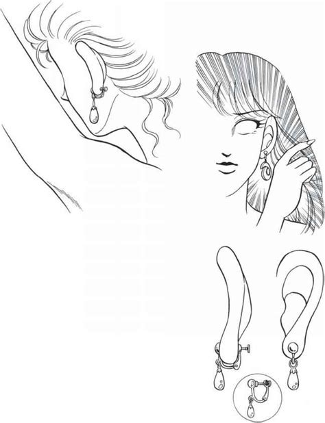 The Ears And Earrings Female Manga Characters Joshua