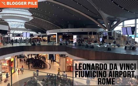 Leonardo Da Vinci International Airport Fiumicino Rome Italy Rome