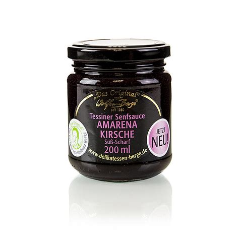 Maybe you would like to learn more about one of these? STAY SPICED ! | Original Tessiner Amarena Kirschen-Senf ...