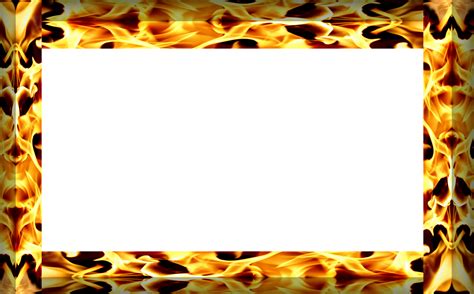 Fire Clipart Frame Picture 1100462 Fire Clipart Frame