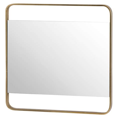 Retro Square Framed Bronze Mirror Just Lovely Products