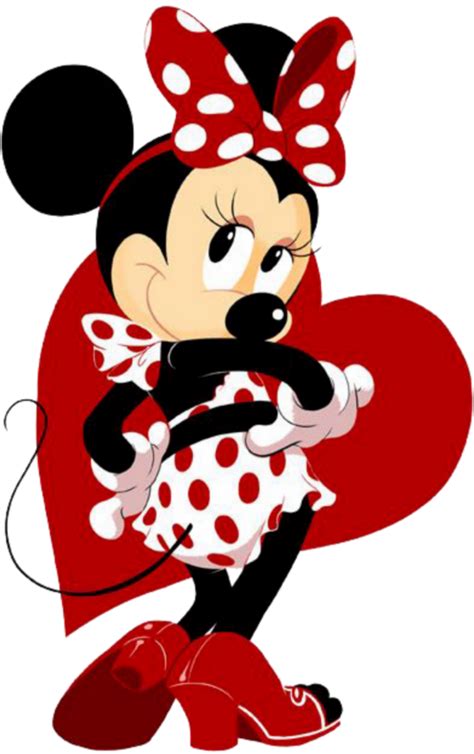 Minnie Mouse Red Png Mq Red Minnie Heart Minniemouse Minnie