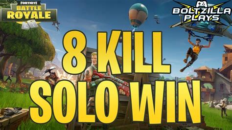 Fortnite Battle Royale 8 Kills Solo Win Youtube