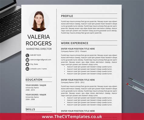Curriculum vitae is going to play an essential role in fetching you the very job. Professional CV Template for Microsoft Word, Curriculum ...