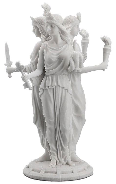 Hecate Greek Goddess Of Magic And Witchcraft Statue Greek Goddess Of