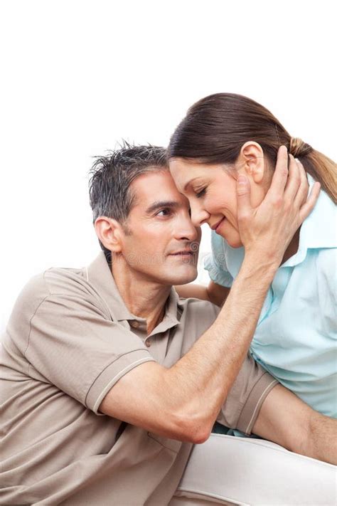 Man Caressing Woman Stock Image Image Of Retired Hand