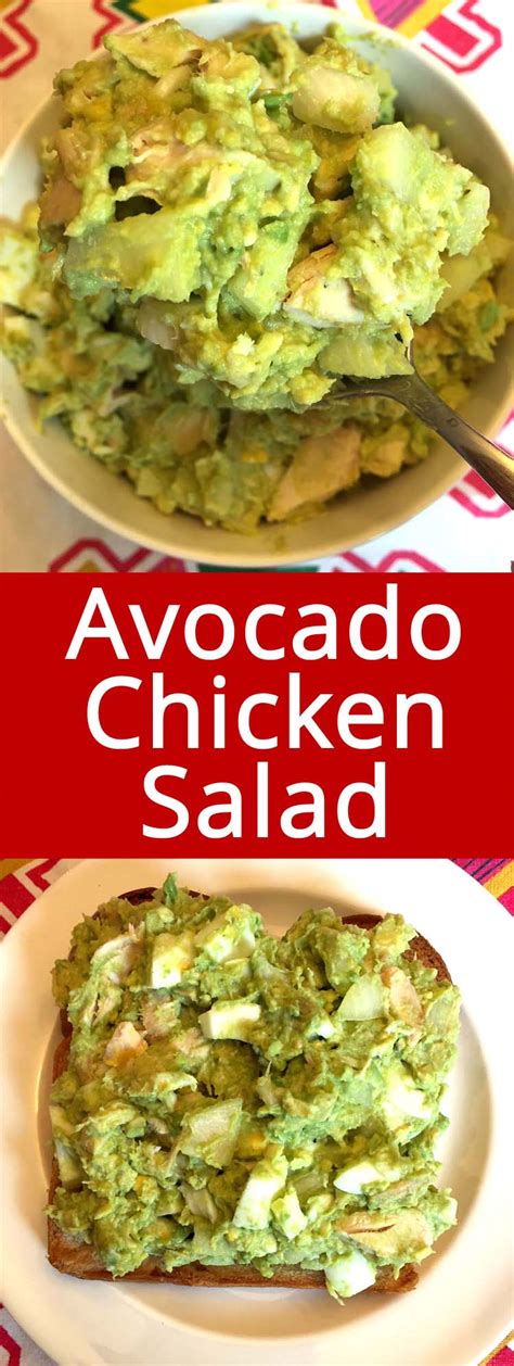 Avocado Chicken Salad Recipe Healthy And No Mayo Melanie Cooks