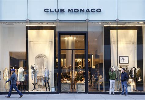 Club Monaco Store Displays Are Up Snapshots Fade Into Reality