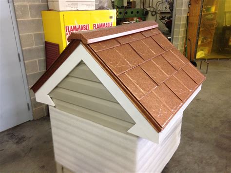 Lucky Dog This Dog House Is Complete With An Aged Copper Interlock