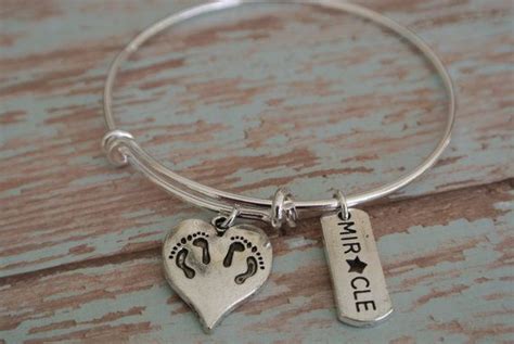 Maybe you would like to learn more about one of these? Twin Baby Bracelet New Mom gift Miracle twins | Etsy ...