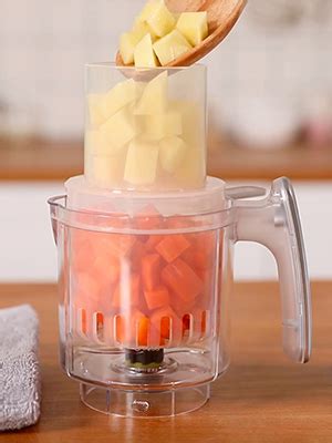 Now there are baby food makers that do almost all the work — from steaming to pureeing — and all you need to do is wash the veggies and chop them in small enough chunks to be cooked. Baby Food Maker, Elechomes 8 in 1 Baby Food Processor ...