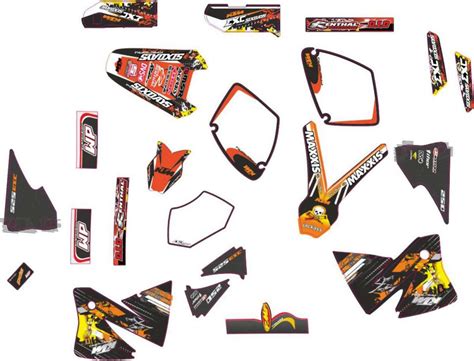 Ktm Exc 520 Exc 525 Exc 530 Logos Decals Stickers And Graphics Mxg