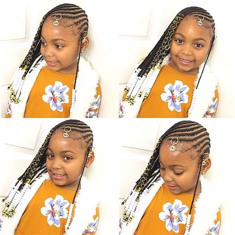 Tylica💙 on Instagram: "Lemonade braids for kids 💛💛 #braids ...