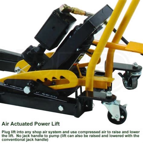Pro Lift Pro 500 Lb Air Actuated Hydraulic Lawn Mower Lift Sfa