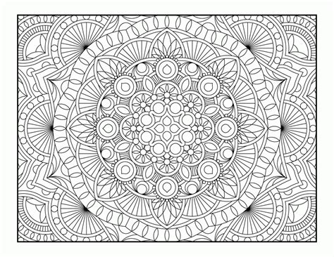 Free Printable Geometric Coloring Pages For Adults  Coloring Home