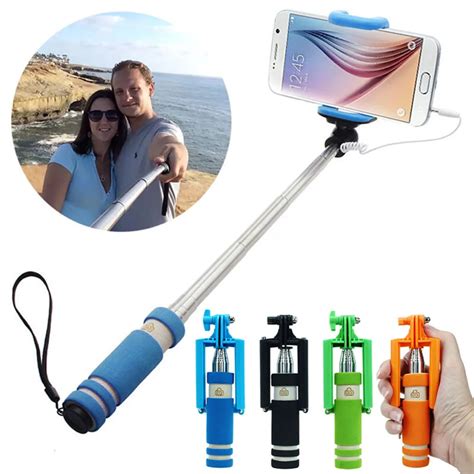 Buy 35mm Universal Selfie Stick For Ios Android Mini Foldable Portable Wired