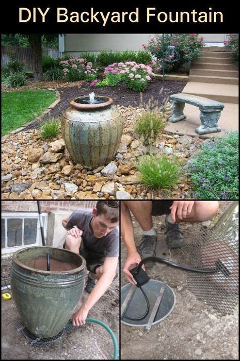 Diy Backyard Fountain Fuentes Para Jardin Estanques De