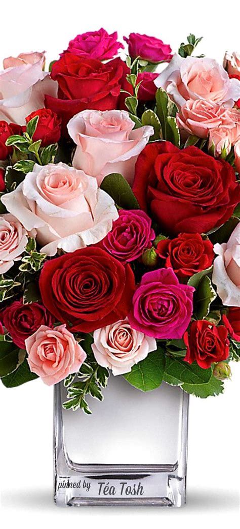 Telefloras Love Medley Bouquet With Red Roses Teleflora Birthday