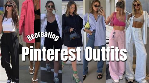 Recreating Pinterest Outfits Summer Outfits Youtube