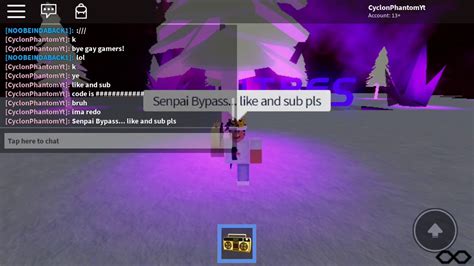 How can i get value of each text box on text box click. Senpai Bypass roblox id (in desc) - YouTube