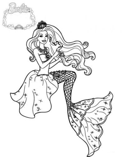 In questo disegno, barbie indossa un meraviglioso abito da ballo. Barbie: 72 disegni da colorare e stampare - A Tutto Donna