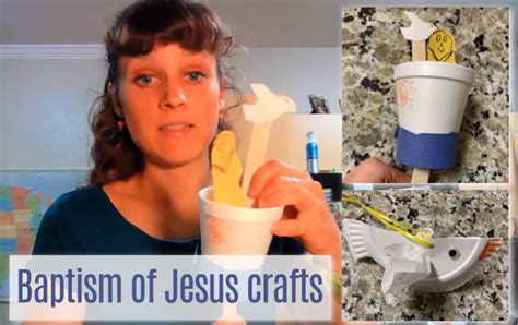 Crafts On The Baptism Of Jesus For Sunday School