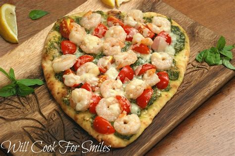 Shrimp Pesto Pizza Recipe