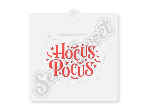 Hocus Pocus Stencil Etsy