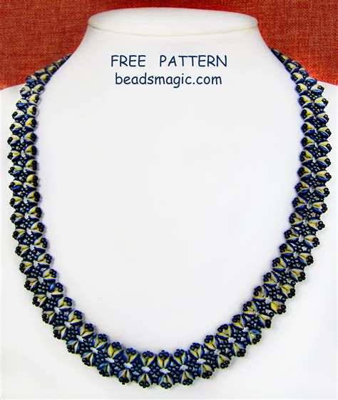 Free Pattern With Super Duo Duet Ciena Beads Magic