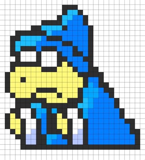 To create pixel art you need all of the cells to be squares instead of rectangles. Kamek the Magikoopa (Pixel Art with Grid) | Mario Amino