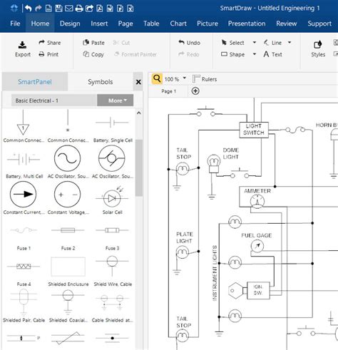Circuit or schematic diagrams consist of symbols representing physical components and lines representing wires or electrical conductors. Schematic Diagram Maker - Free Download or Online App