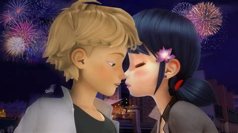 miraculous ladybug speededit first kiss adrienette youtube