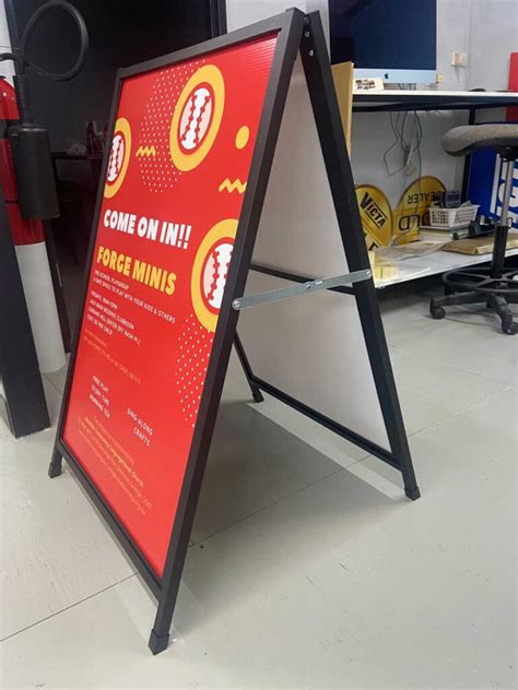 Free Standing A Frame Stands And Signs Gowans And Son Printers