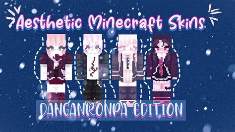 Aesthetic Hd Minecraft Skins~ Danganronpa Edition~ Mcpe~ With Links
