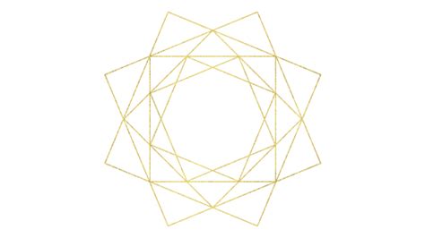 Geometric Gold Shapes 08 Church Motion Graphics