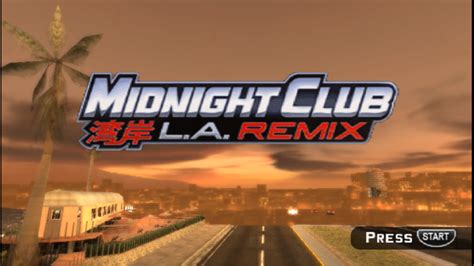 Midnight Club Los Angeles Remix Psp Iso Free Download