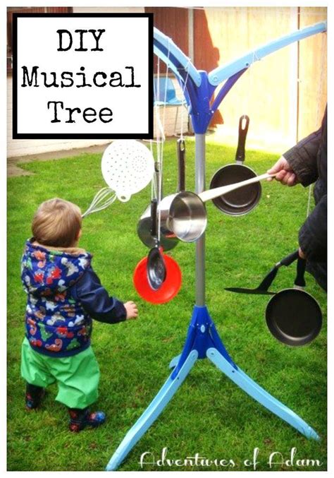 Diy Musical Tree Easy Activity To Set Up For Toddlers Simply Using