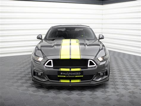 Maxton Design Street Pro Front Splitter Ford Mustang Gt Mk