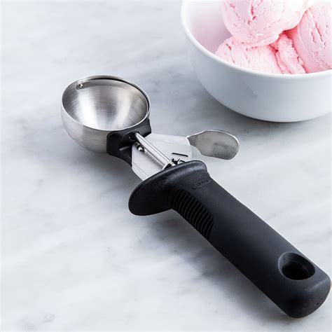 Oxo Good Grips Ice Cream Scoop With Trigger Black Kitchen Stuff Plus