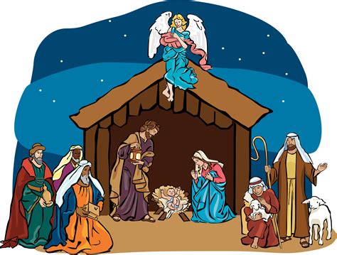 Download Nativity Scene Clipart Nativity Scene Transparent Png